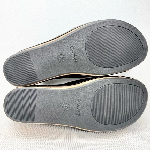 NEW Corkys women's size 8 Make Em Blush black platform comfort clog sandals - Picture 4 of 7